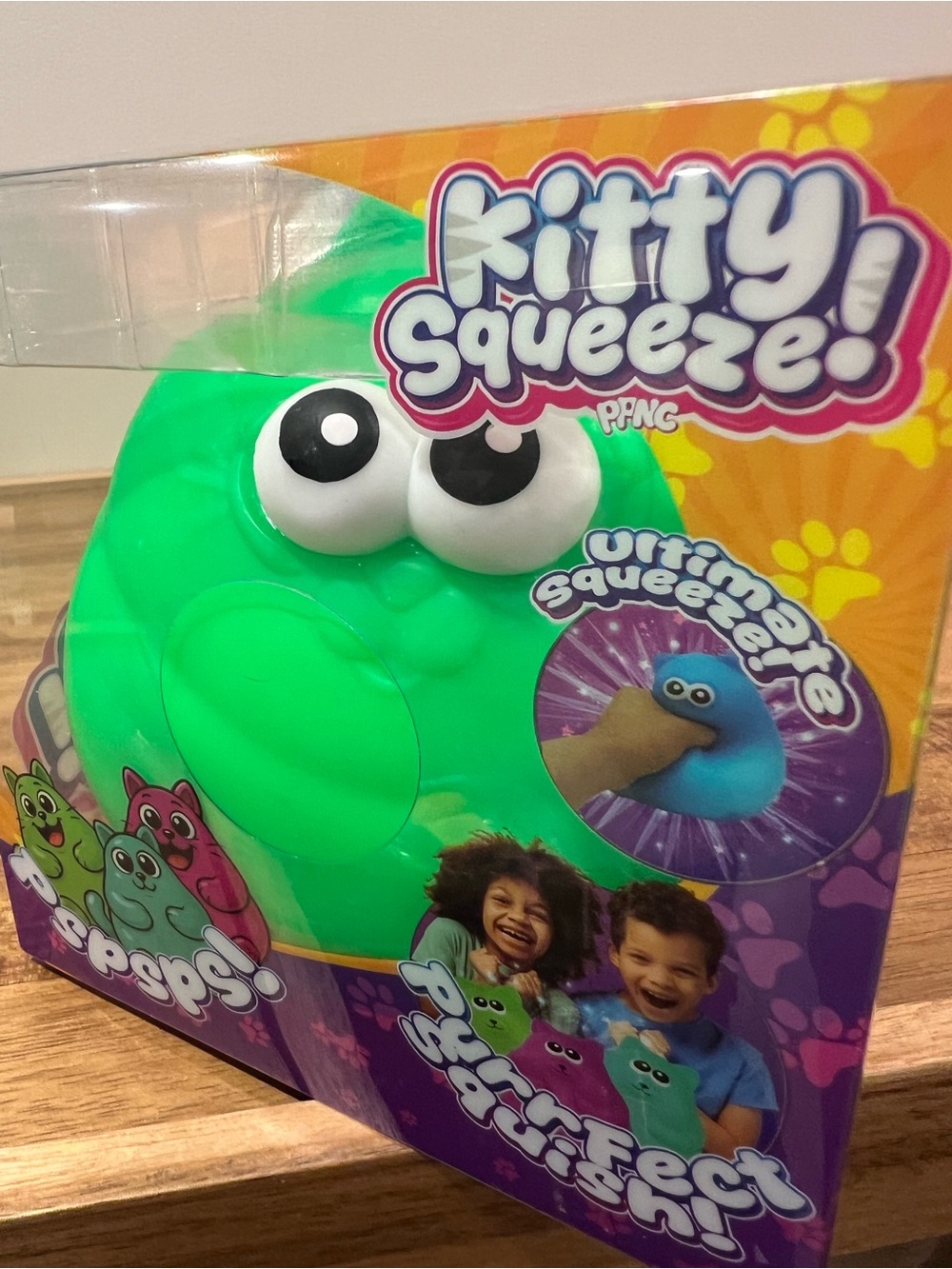 🌟Awesome Big Green Kitty Squeeze Squishy by PPNC 💚